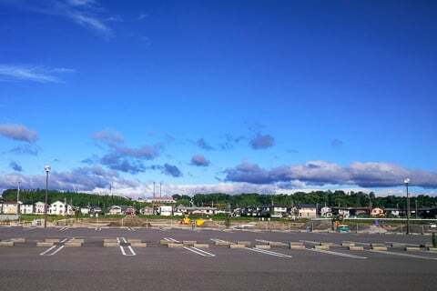 平面駐車場の写真