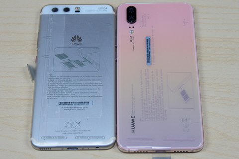 P10とP20の写真