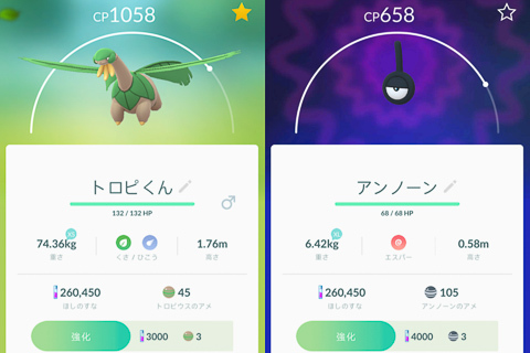 今回のレアポケモンの写真
