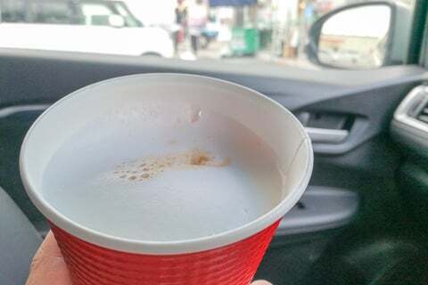 カフェラテの写真