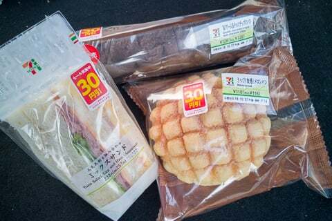 セブンイレブンの購入品の写真