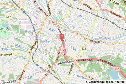 東員ICの地図の写真