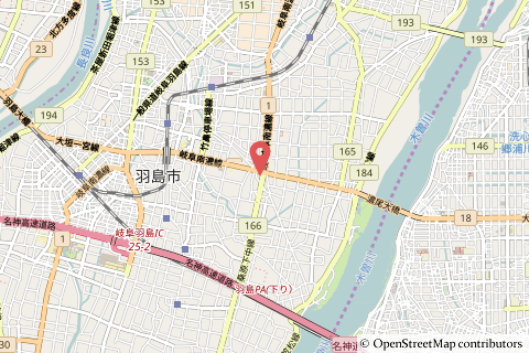 スギ薬局グループ竹鼻店の地図の写真