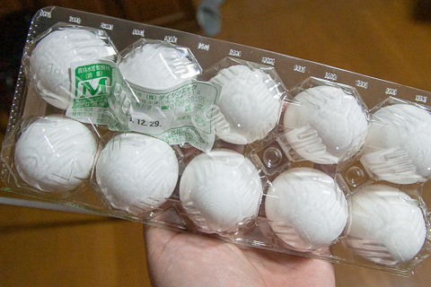 特売のたまごの写真
