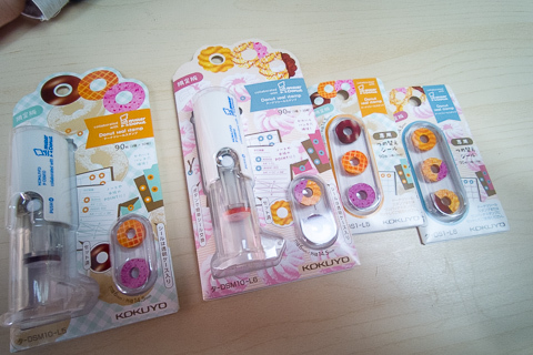届いたスタンプシールの写真