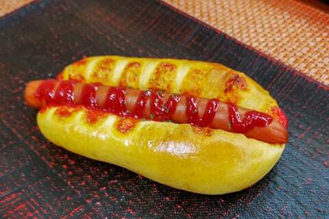 焼き立てパンの写真