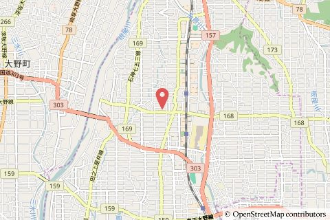 ローソン本巣見延店の地図の写真