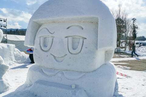 雪像の写真