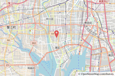 ヤマナカみなと当知店の地図の写真