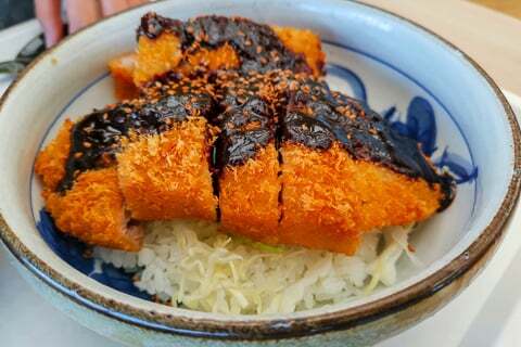 味噌カツ丼の写真