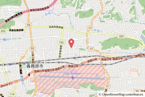 スギ薬局グループ各務原東店の予定地地図の写真