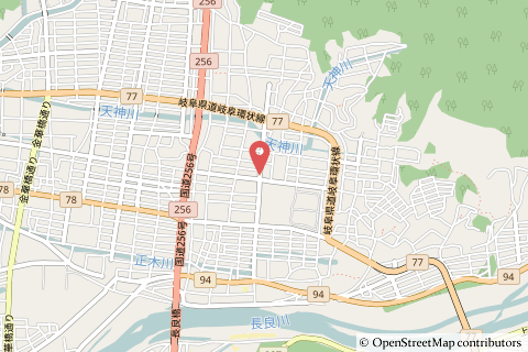 ファミリーマート岐阜長良真生町店の地図