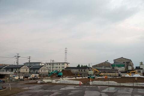 工事の様子の写真