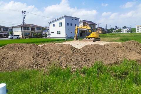 ゲンキー福寿平方店予定地工事の写真