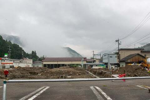 Vドラッグ下呂北店の工事予定地の写真