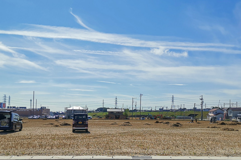 (仮称)四郷スマートタウンの予定地の写真