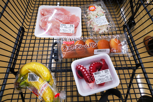 カネスエ笠松店の購入品の写真