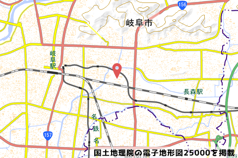 バロー領下店の地図の写真
