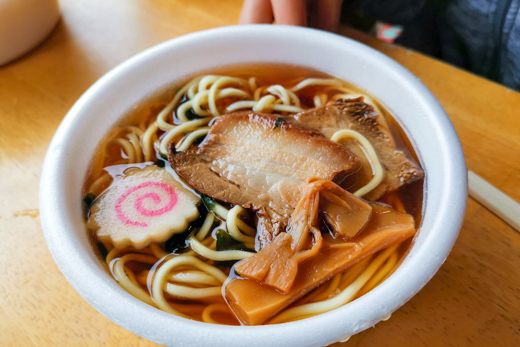 ラーメンの具材の写真
