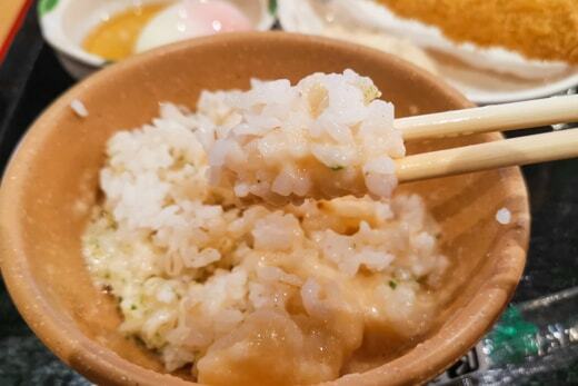 麦とろご飯の写真