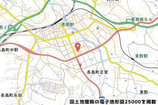 ピアゴ恵那店の地図の写真