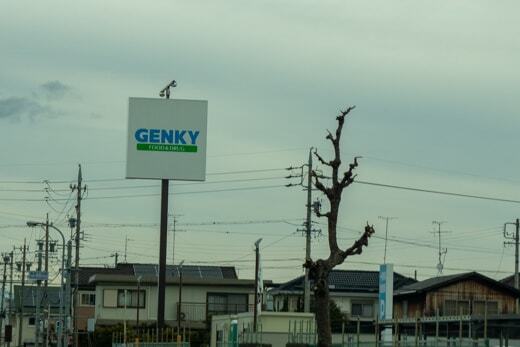 ゲンキー安八店の看板の写真