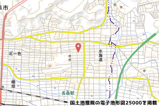 クスリのアオキ野一色店の地図の写真