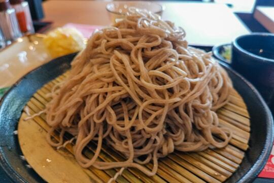 大盛りざるそばの写真
