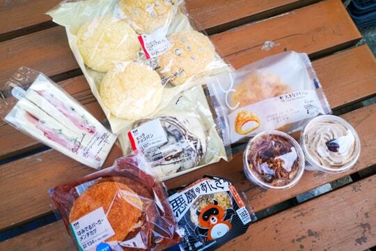 ローソンの購入品の写真