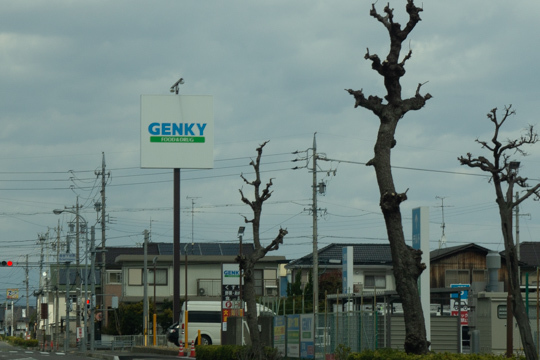 ゲンキーさんの看板の写真