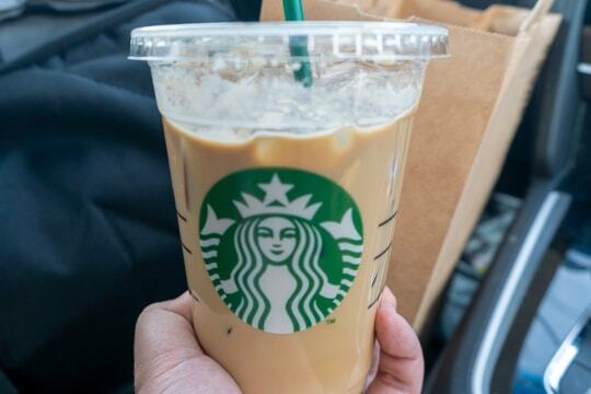 アイスカフェラテの写真