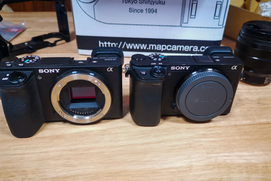 α6500と6400の写真