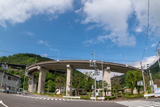 白鳥ループ橋の写真