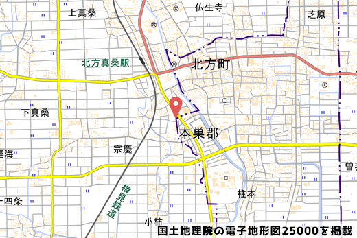 地図の写真