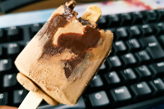 チョコレートアイスの写真
