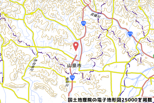 山県ICのちずの写真