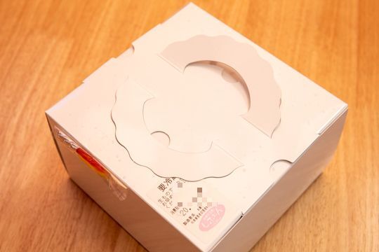 ケーキの断面の写真