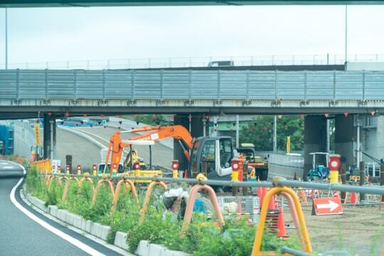 料金所建設予定地の写真
