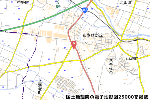 地図の写真