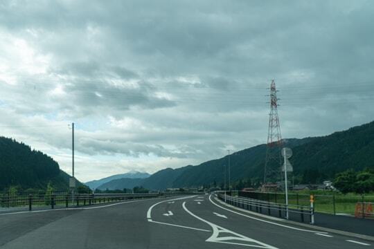 開通部分の写真