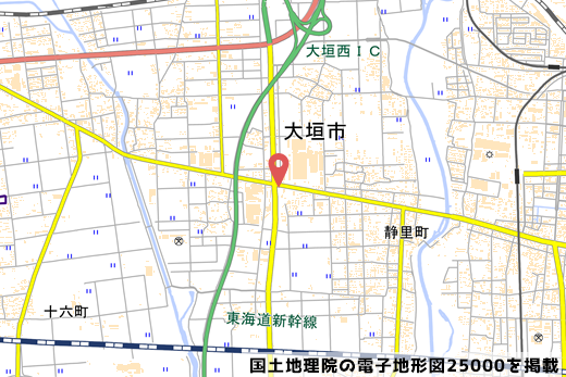 麺屋みつるの地図の写真
