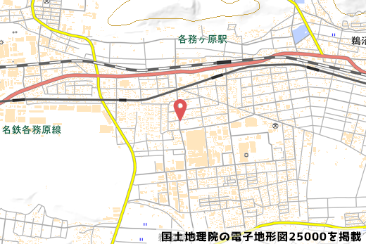 出店地の地図の写真