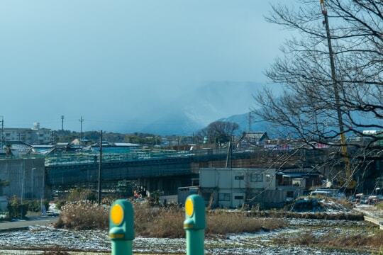 新濃尾大橋(仮称)へつながる道の写真