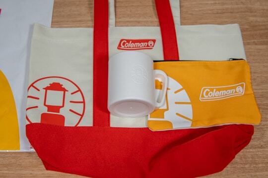 Colemanのコラボグッズの写真