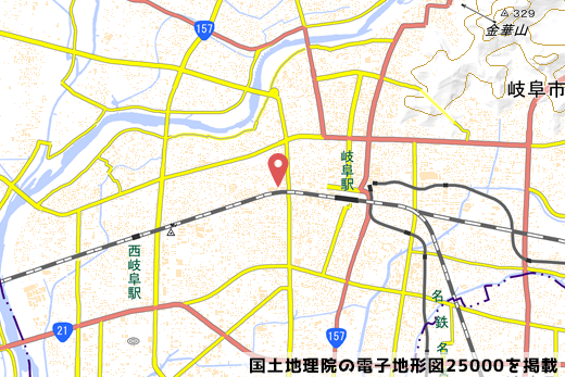 オーキッドパークの地図の写真