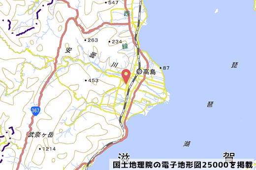 ゲンキー 安曇川五番領店予定地周辺の写真
