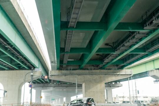 一宮稲沢北インターチェンジの連絡道路の写真