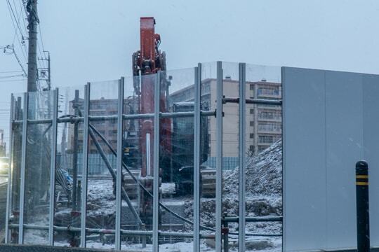 工事の様子の写真