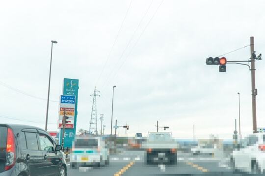 ラスパ御嵩の付近交差点の写真