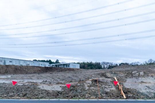 北側の土地の写真
